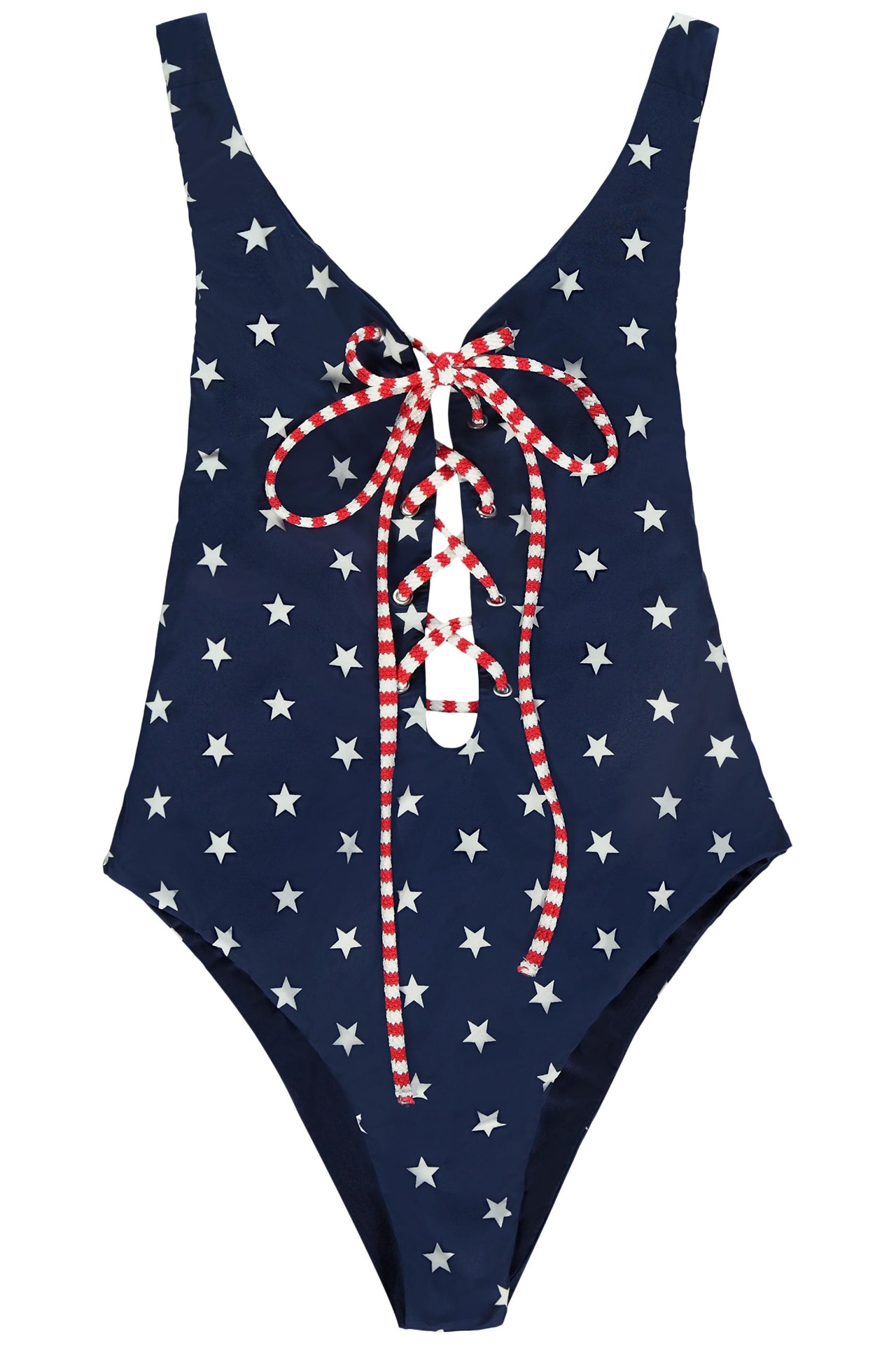 Bañador Entero Cordones Frontales